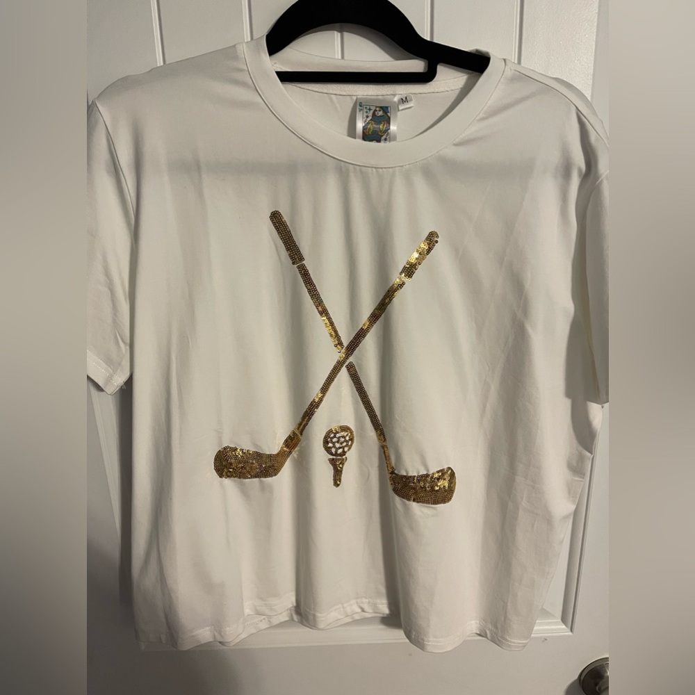 QOS Gold Golf Tee